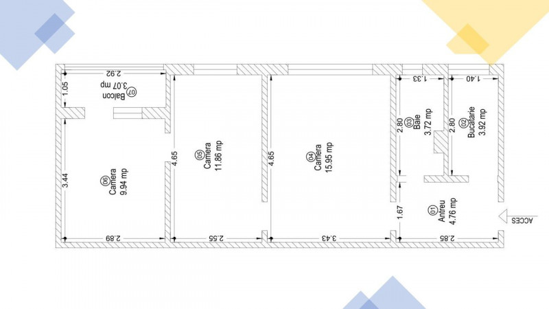 Oportunitate în zona Circumvalațiunii! 3 camere confort II cu 0% comision!