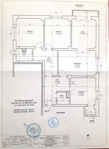 Apartament cu 4 camere (Zona Dorobanţilor) | Comision 0% 