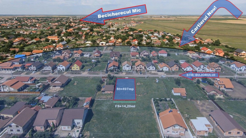 Parcela Casa Zona Becicherecul Mic Str Bujorului